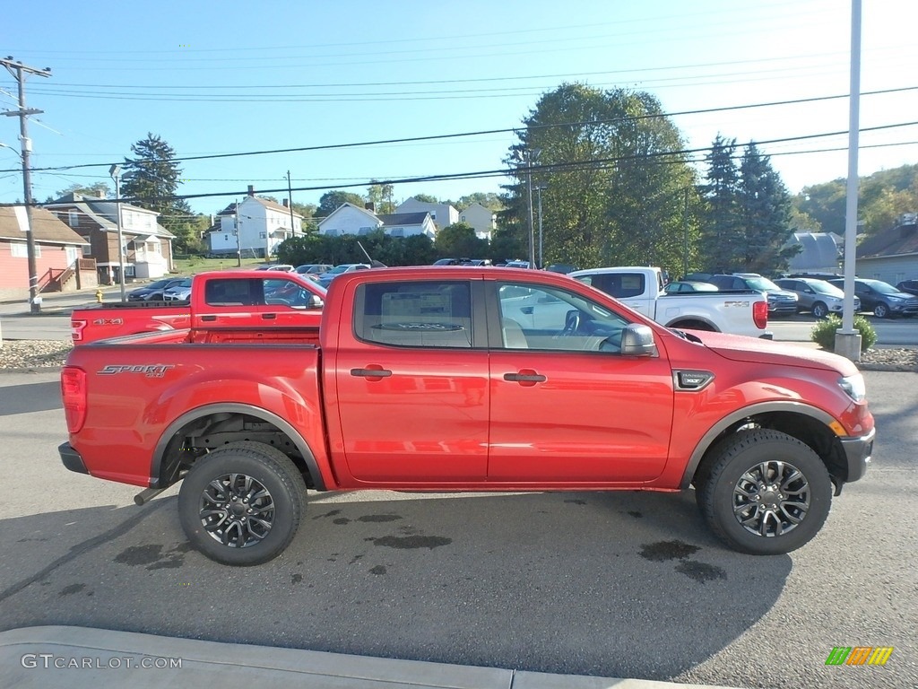 Hot Pepper Red Metallic 2019 Ford Ranger XLT SuperCrew 4x4 Exterior Photo #135554633
