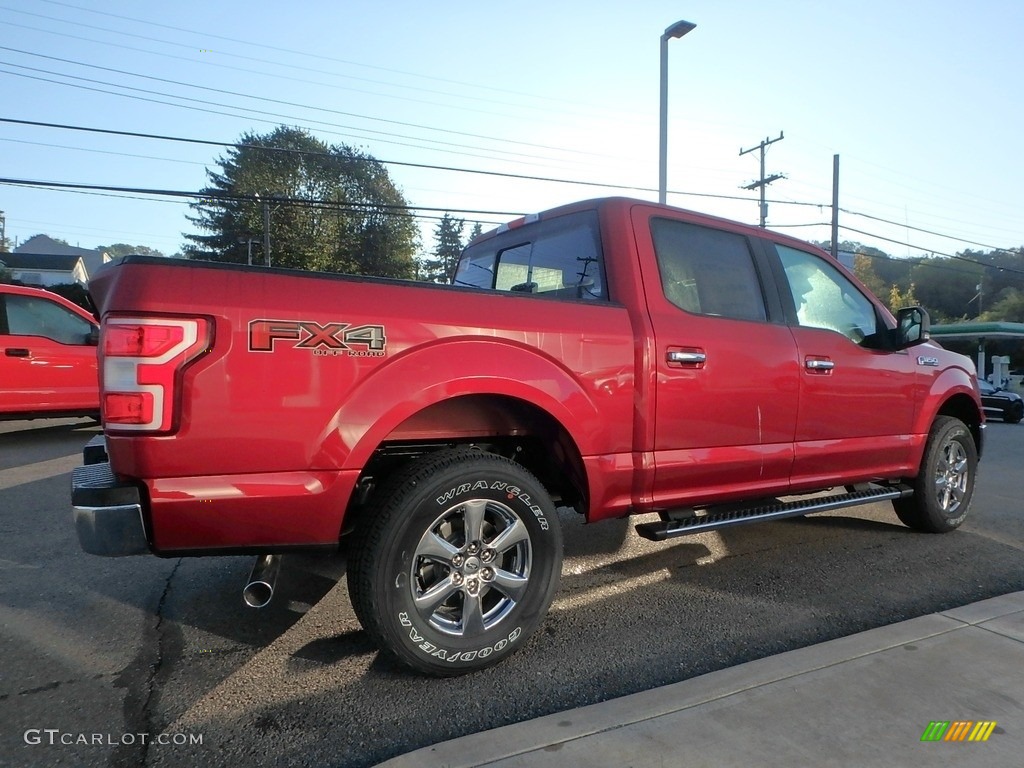 2019 F150 XLT SuperCrew 4x4 - Ruby Red / Earth Gray photo #5