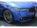 2020 Apex Blue Pearl Acura TLX V6 A-Spec Sedan  photo #10