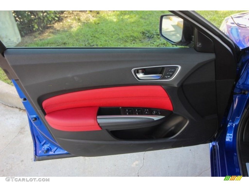 2020 Acura TLX V6 A-Spec Sedan Red Door Panel Photo #135556535