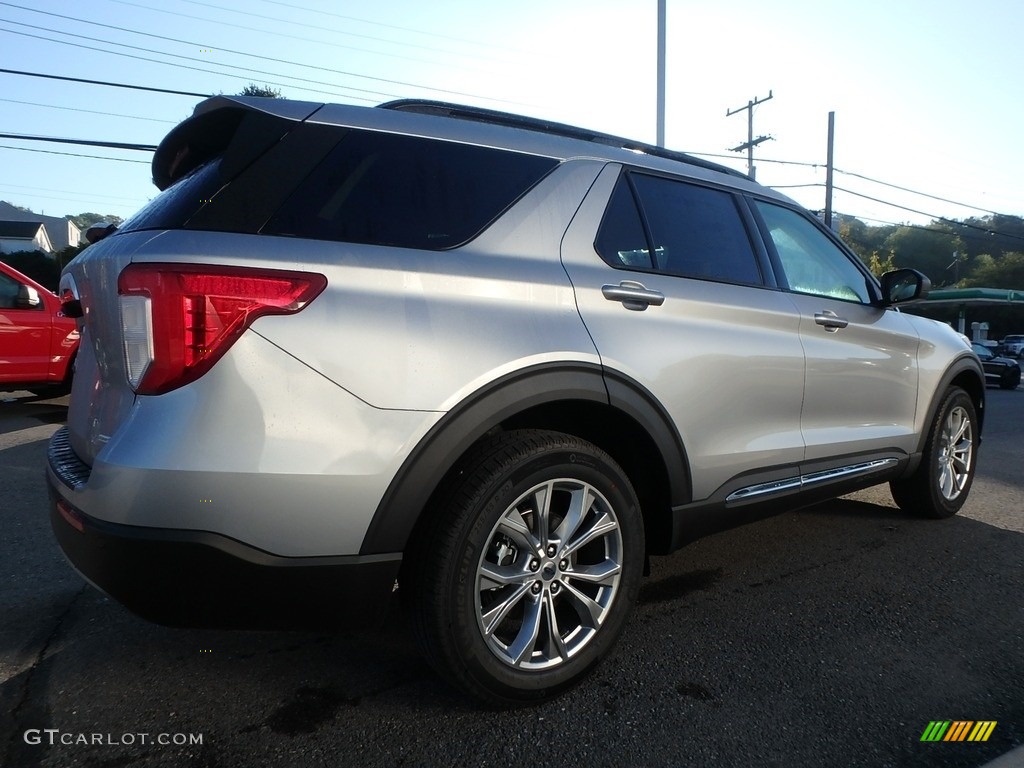 2020 Explorer XLT 4WD - Iconic Silver Metallic / Sandstone photo #5