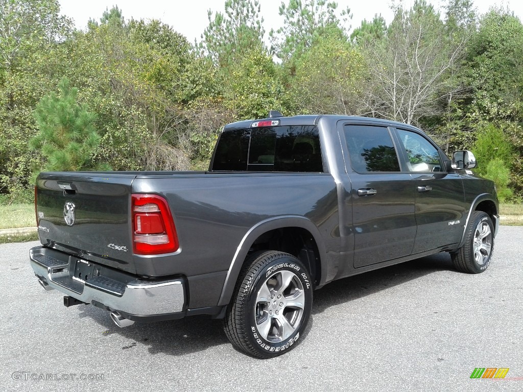 2020 1500 Laramie Crew Cab 4x4 - Granite Crystal Metallic / Light Frost Beige/Mountain Brown photo #6