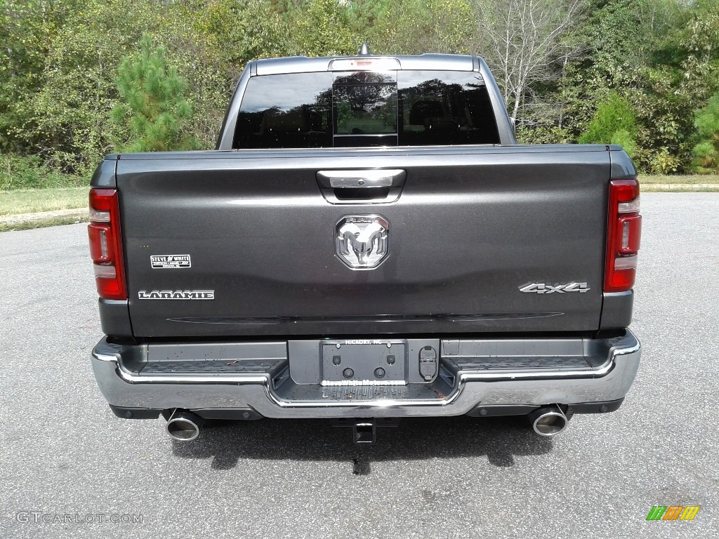 2020 1500 Laramie Crew Cab 4x4 - Granite Crystal Metallic / Light Frost Beige/Mountain Brown photo #7