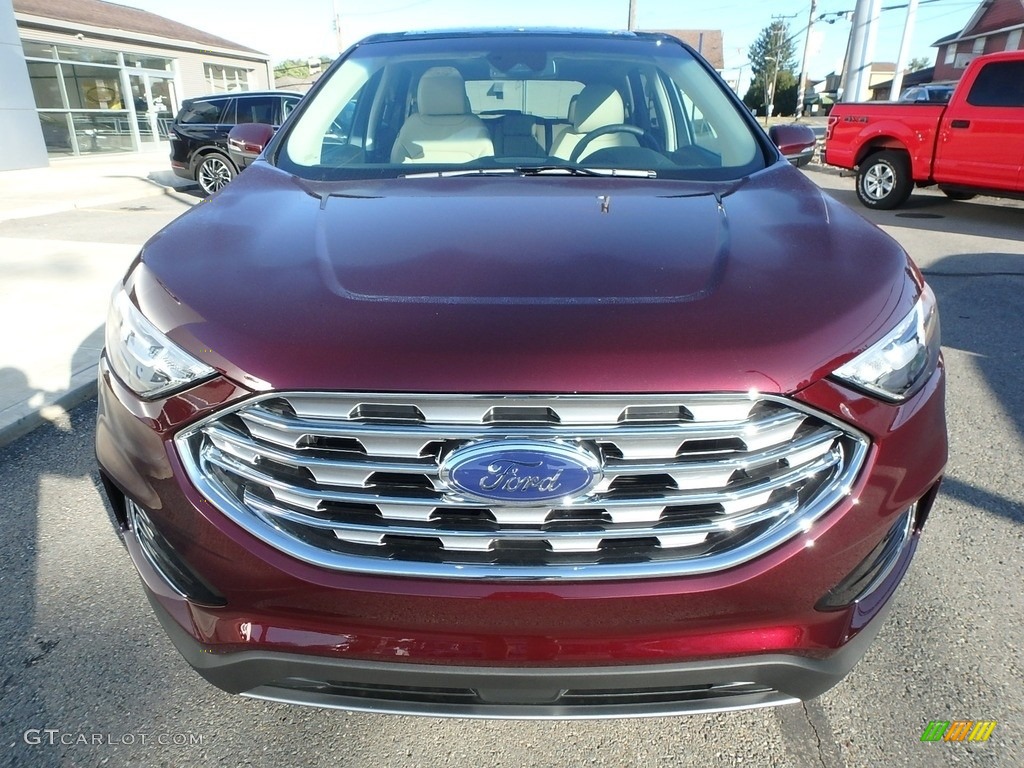 2019 Edge SEL AWD - Burgundy Velvet / Dune photo #2