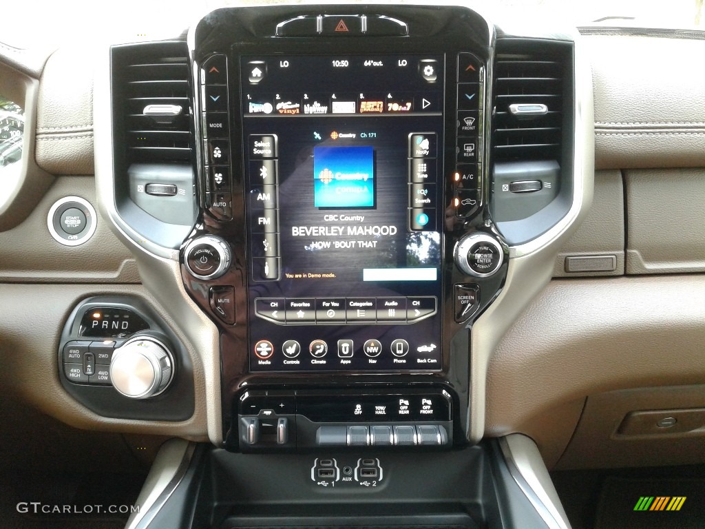 2020 1500 Laramie Crew Cab 4x4 - Granite Crystal Metallic / Light Frost Beige/Mountain Brown photo #22