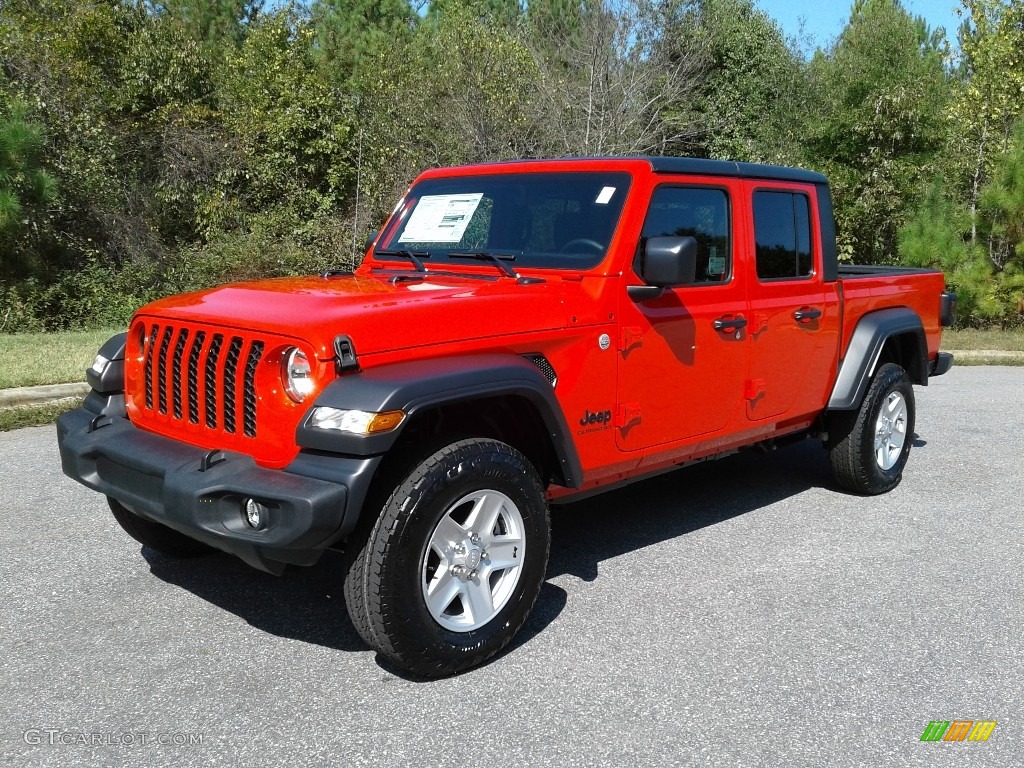 Firecracker Red 2020 Jeep Gladiator Sport 4x4 Exterior Photo #135557678