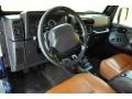 2002 Jeep Wrangler Apex Cognac Ultra-Hide Interior Prime Interior Photo