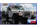 2004 Stone White Jeep Wrangler Sport 4x4  photo #4