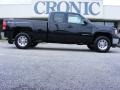 2009 Carbon Black Metallic GMC Sierra 1500 Work Truck Extended Cab 4x4  photo #1