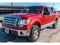 2010 Red Candy Metallic Ford F150 XL SuperCab 4x4  photo #8