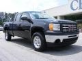 2009 Carbon Black Metallic GMC Sierra 1500 Work Truck Extended Cab 4x4  photo #2