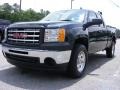 2009 Carbon Black Metallic GMC Sierra 1500 Work Truck Extended Cab 4x4  photo #4