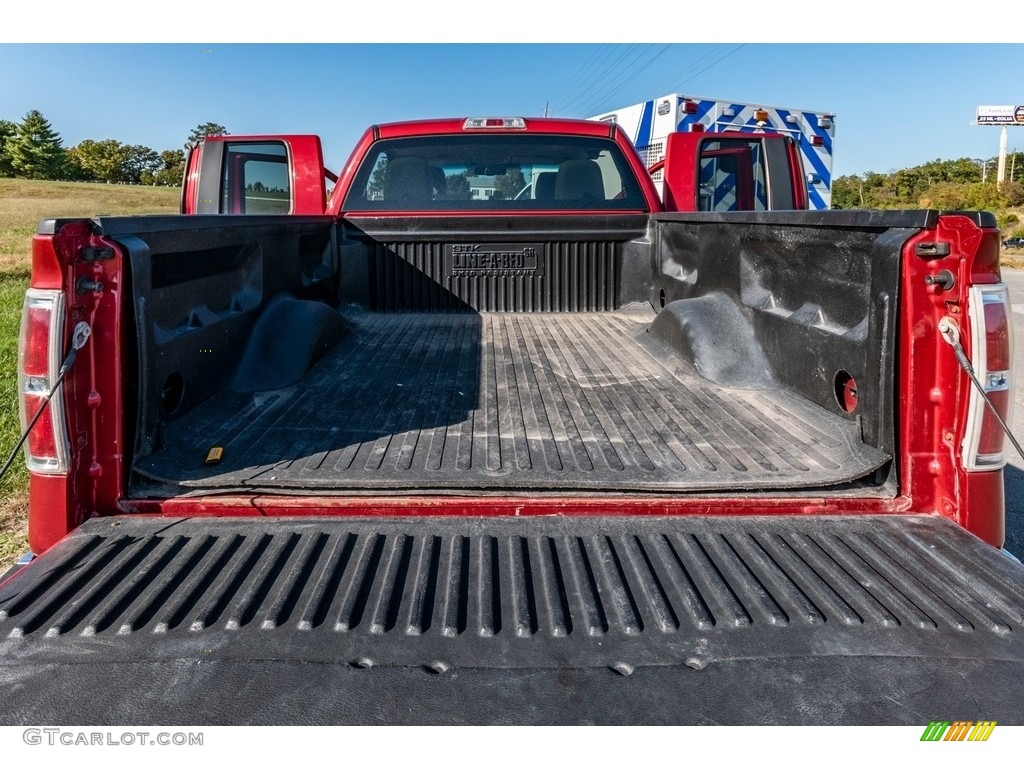 2010 F150 XL SuperCab 4x4 - Red Candy Metallic / Medium Stone photo #24