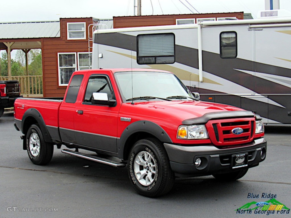 2009 Ranger FX4 Off-Road SuperCab 4x4 - Redfire Metallic / Medium Dark Flint photo #7