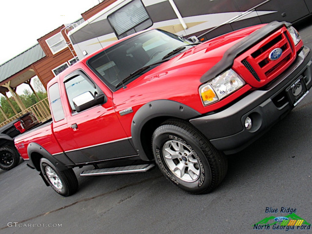 2009 Ranger FX4 Off-Road SuperCab 4x4 - Redfire Metallic / Medium Dark Flint photo #27