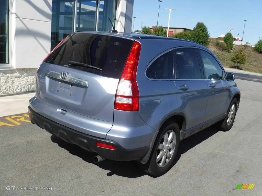 2007 CR-V EX-L 4WD - Glacier Blue Metallic / Gray photo #9