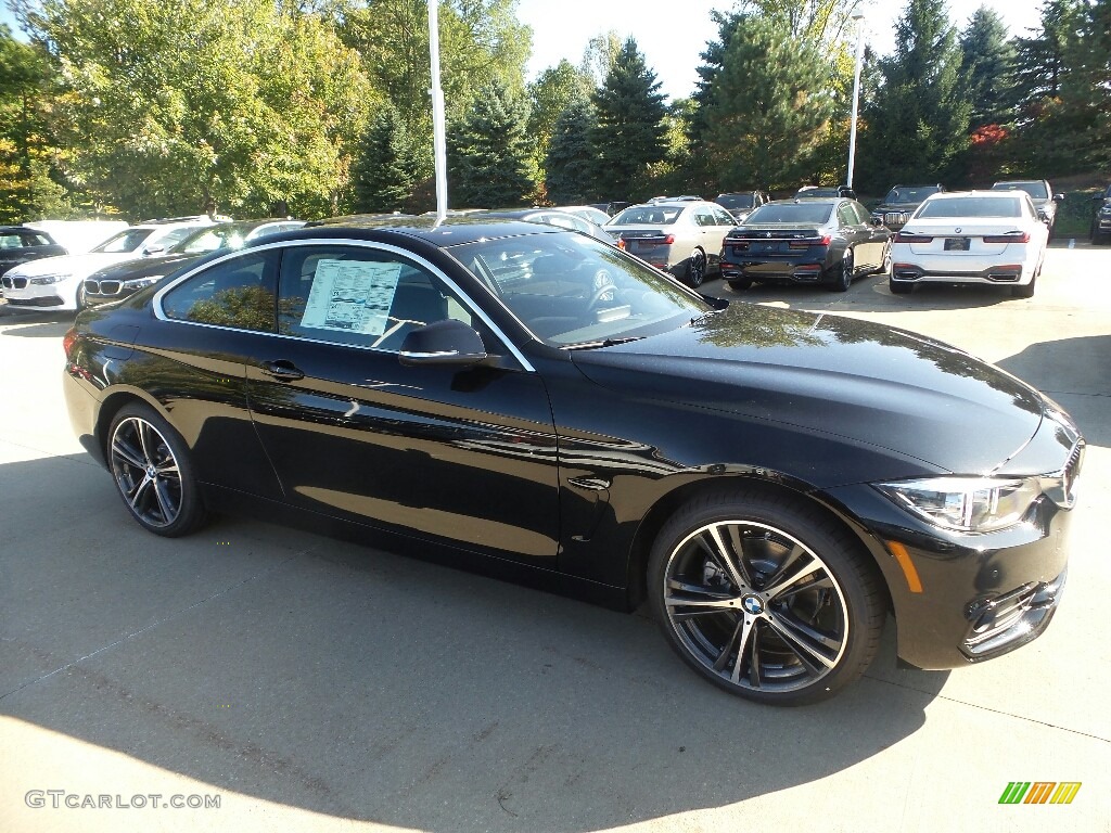 2020 4 Series 430i xDrive Coupe - Jet Black / Black photo #1