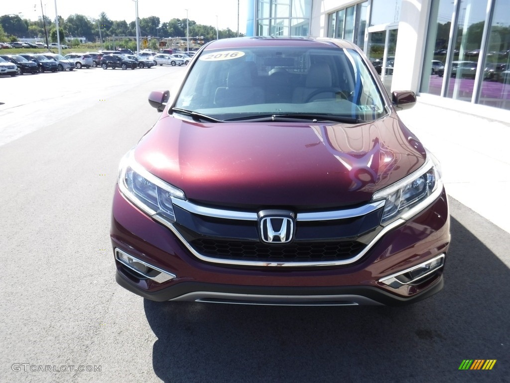 2016 CR-V EX AWD - Basque Red Pearl II / Beige photo #5