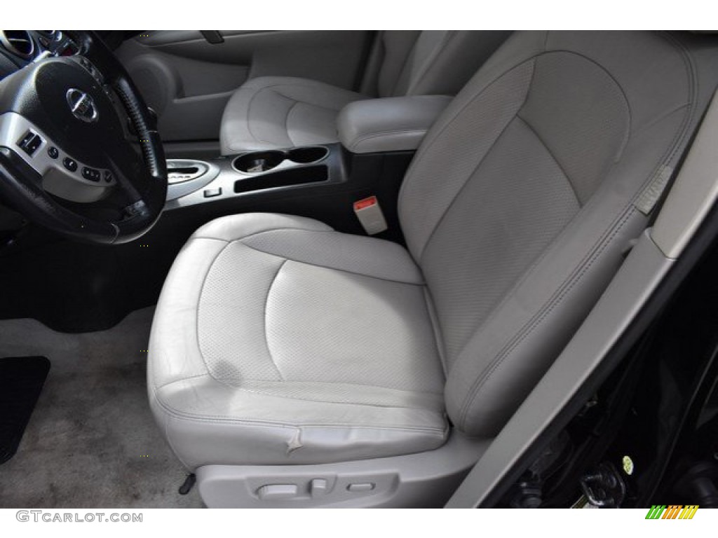 2010 Rogue SL AWD - Wicked Black / Gray photo #11