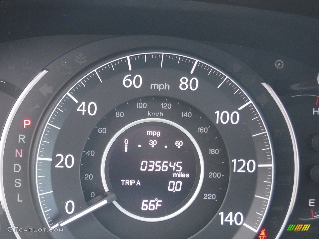 2016 CR-V EX AWD - Basque Red Pearl II / Beige photo #27
