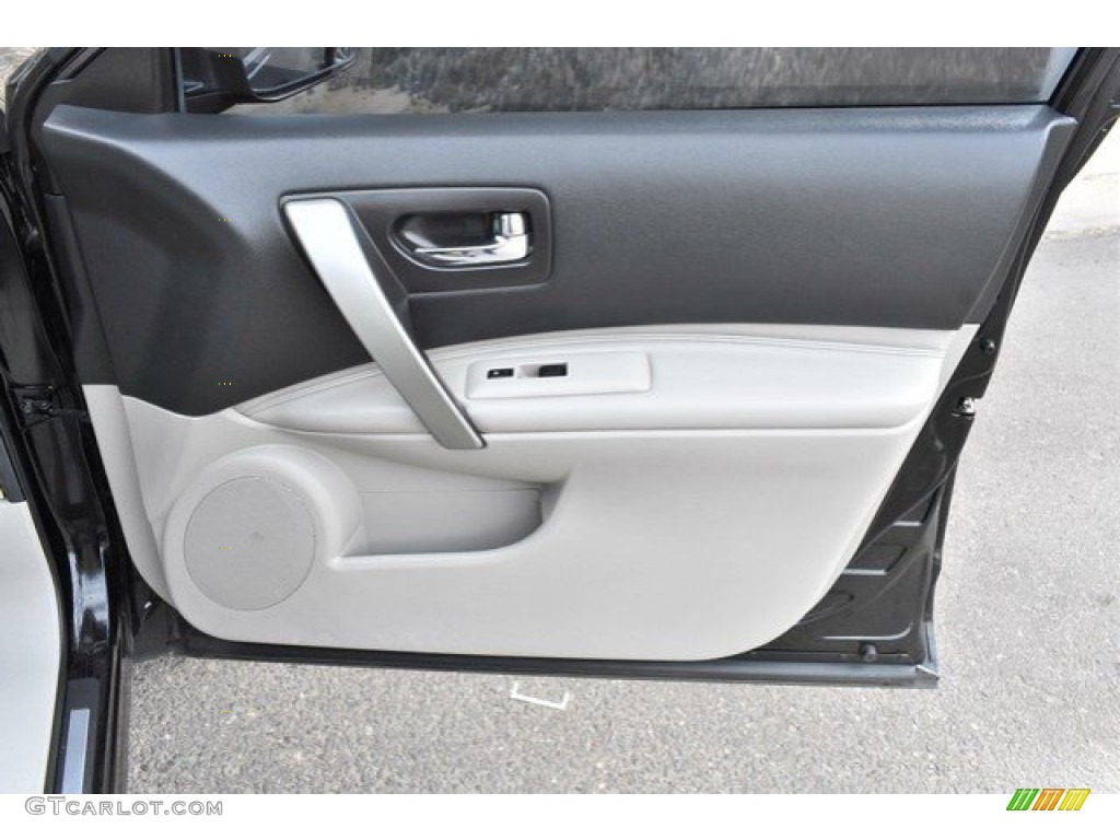 2010 Rogue SL AWD - Wicked Black / Gray photo #26
