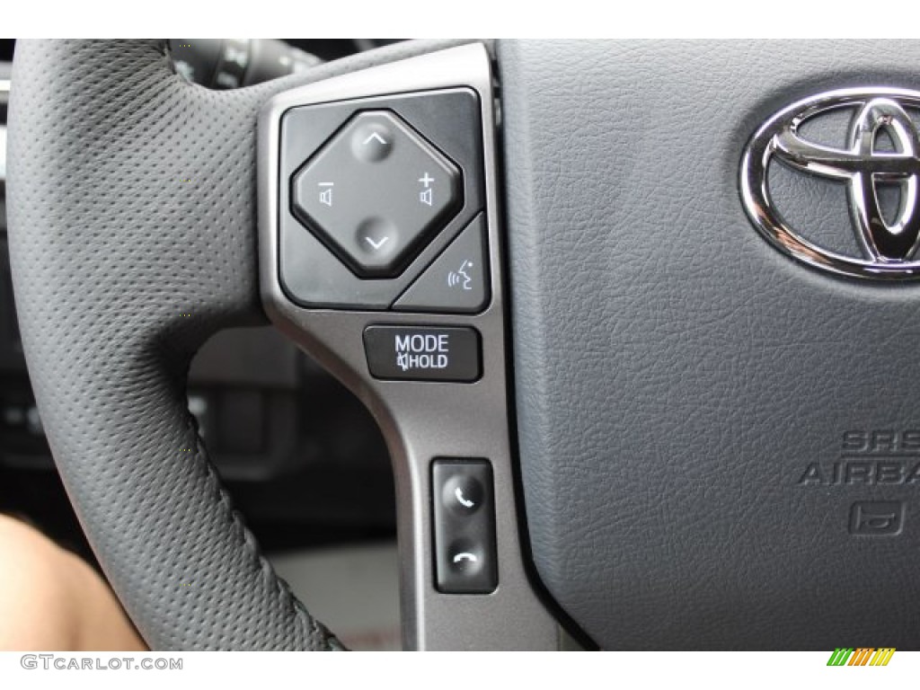 2020 Toyota Tacoma TRD Off Road Double Cab 4x4 TRD Cement/Black Steering Wheel Photo #135567308