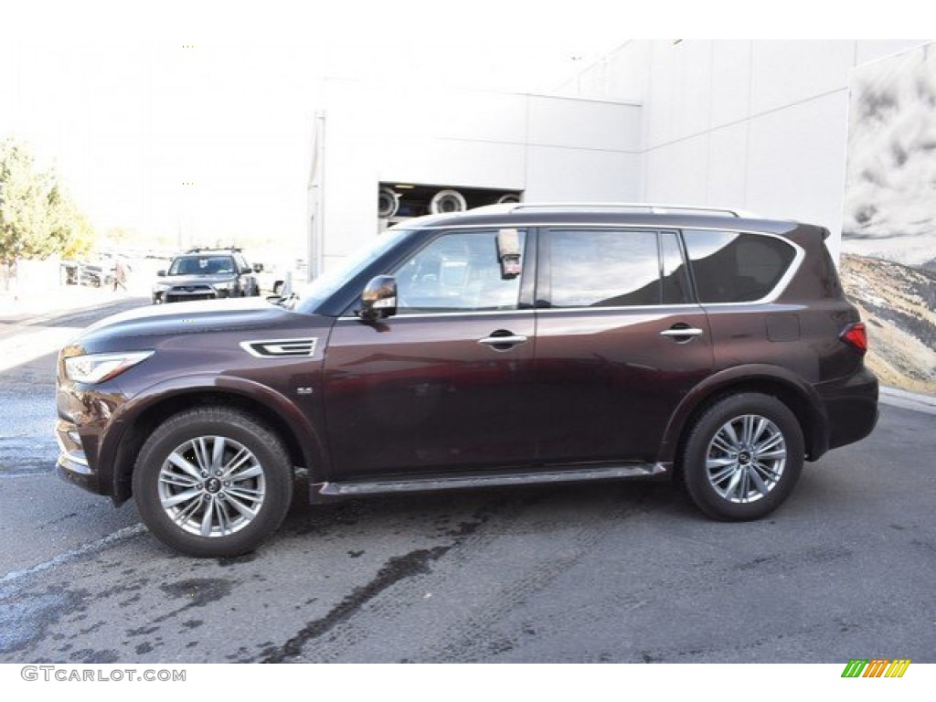 2019 QX80 Luxe - Mocha Almond / Graphite photo #3