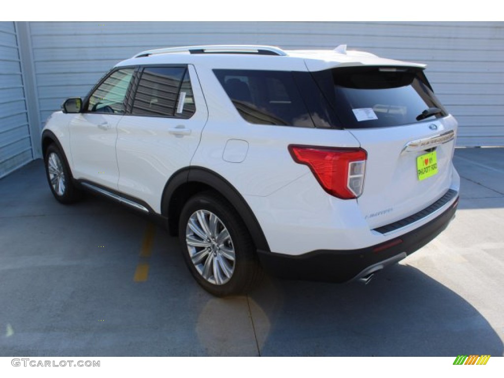 2020 Explorer Limited - Star White Metallic Tri-Coat / Sandstone photo #6