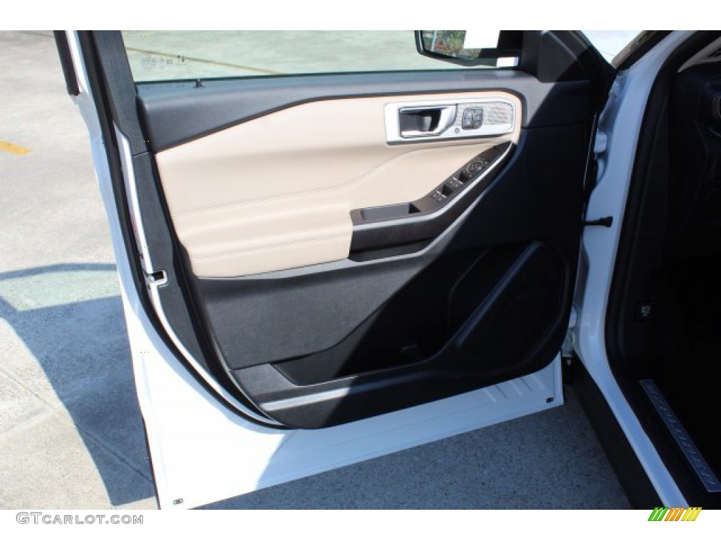 2020 Explorer Limited - Star White Metallic Tri-Coat / Sandstone photo #9