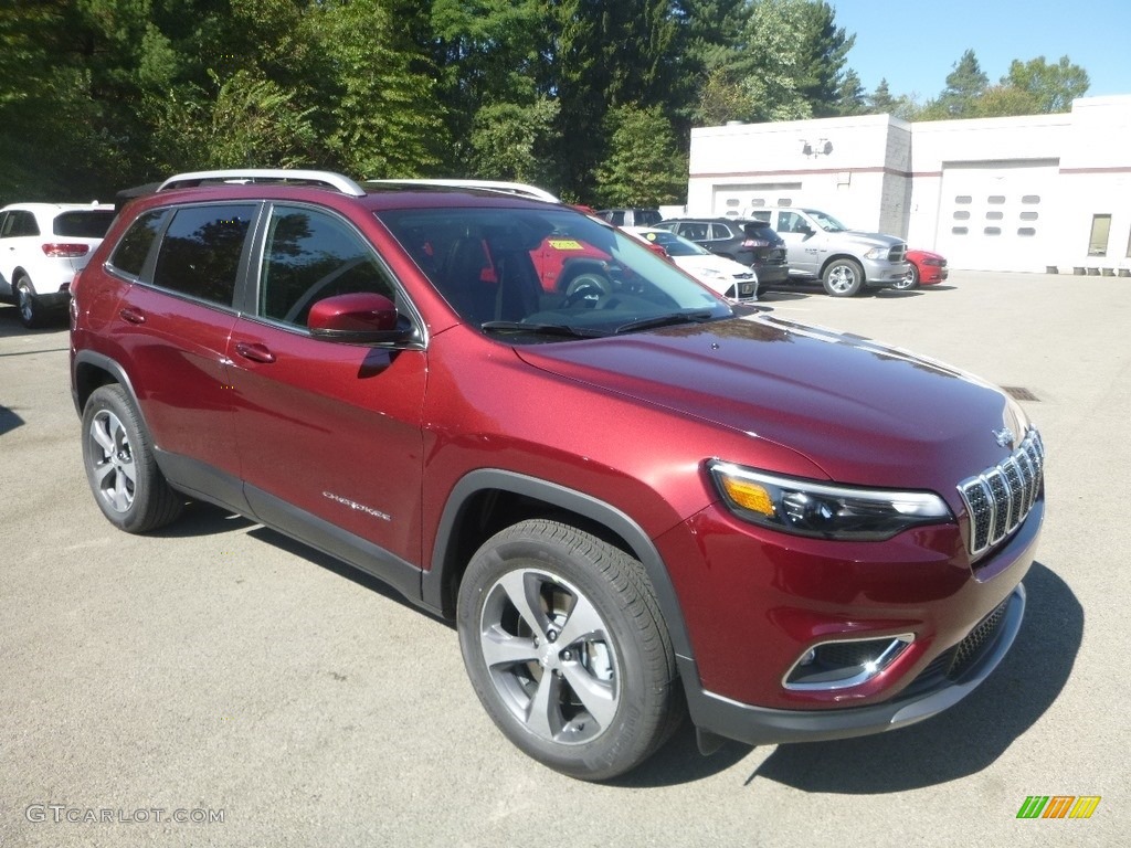 Velvet Red Pearl 2020 Jeep Cherokee Limited 4x4 Exterior Photo #135569057
