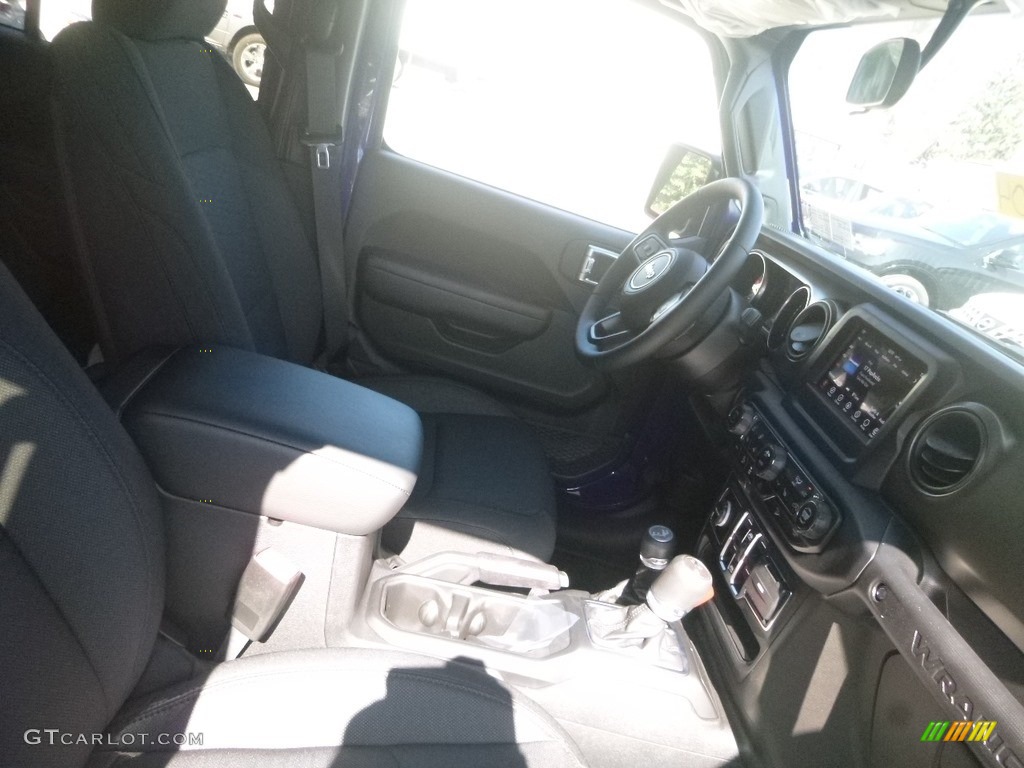 2020 Wrangler Unlimited Sport 4x4 - Ocean Blue Metallic / Black photo #10
