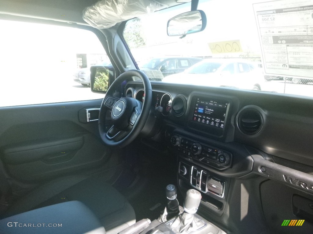 2020 Wrangler Unlimited Sport 4x4 - Ocean Blue Metallic / Black photo #11