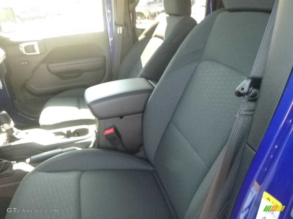 2020 Wrangler Unlimited Sport 4x4 - Ocean Blue Metallic / Black photo #13