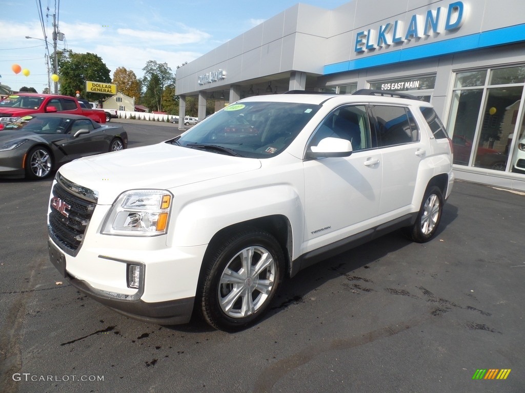 2017 Terrain SLE AWD - White Frost Tricoat / Jet Black photo #1