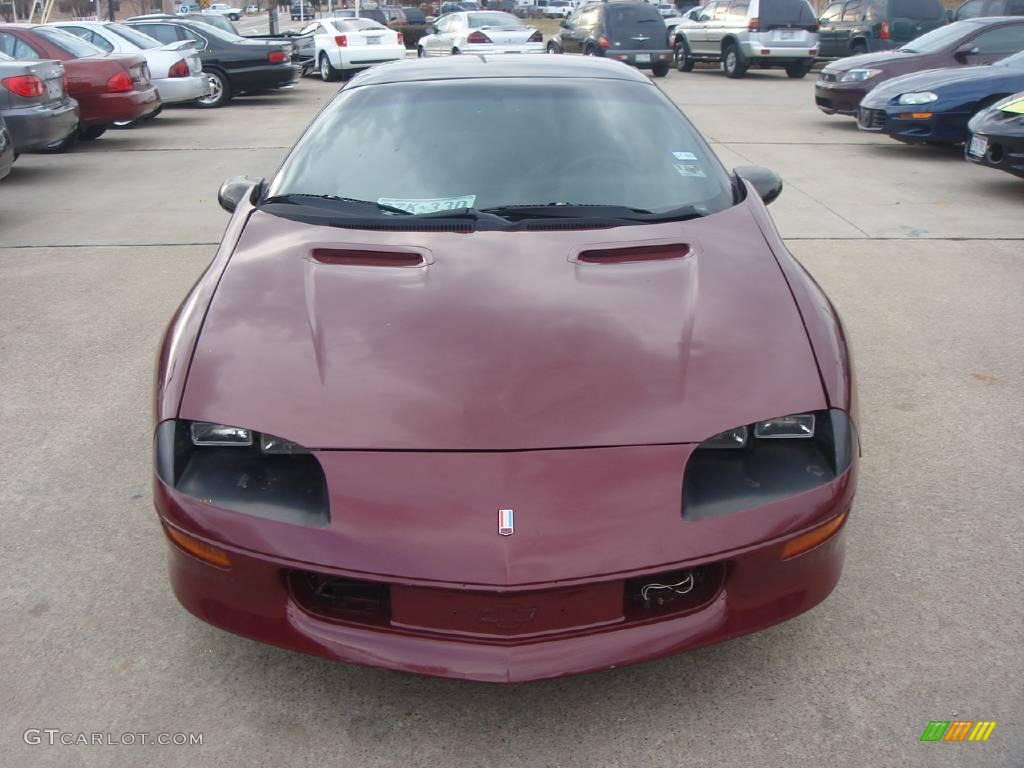 1993 Camaro Z28 Coupe - Dark Red Metallic / Gray photo #2