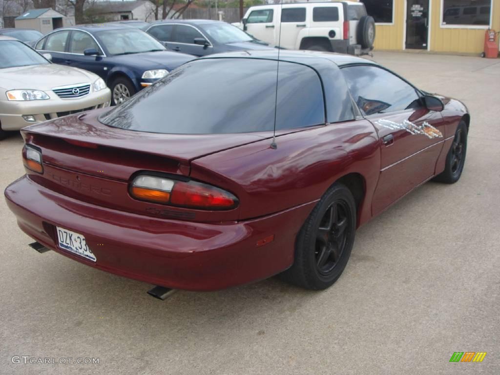 1993 Camaro Z28 Coupe - Dark Red Metallic / Gray photo #4