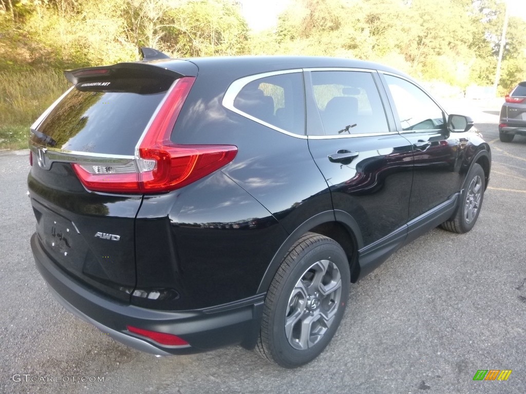 2019 CR-V EX AWD - Crystal Black Pearl / Black photo #4