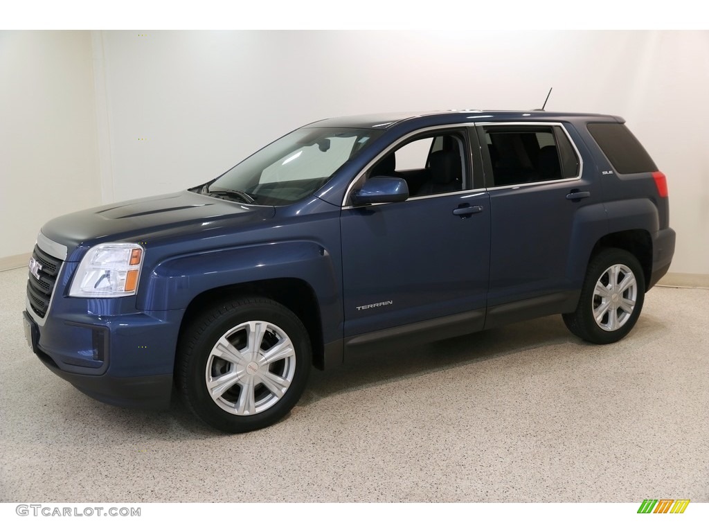 Slate Blue Metallic 2017 GMC Terrain SLE AWD Exterior Photo #135574039