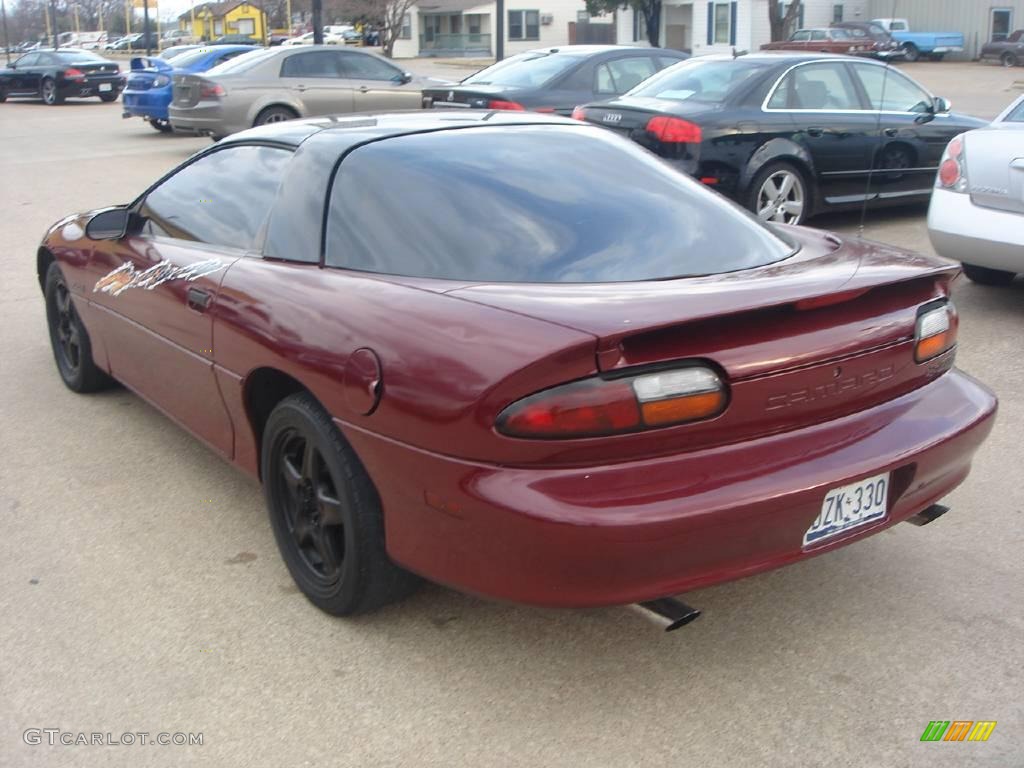 1993 Camaro Z28 Coupe - Dark Red Metallic / Gray photo #6