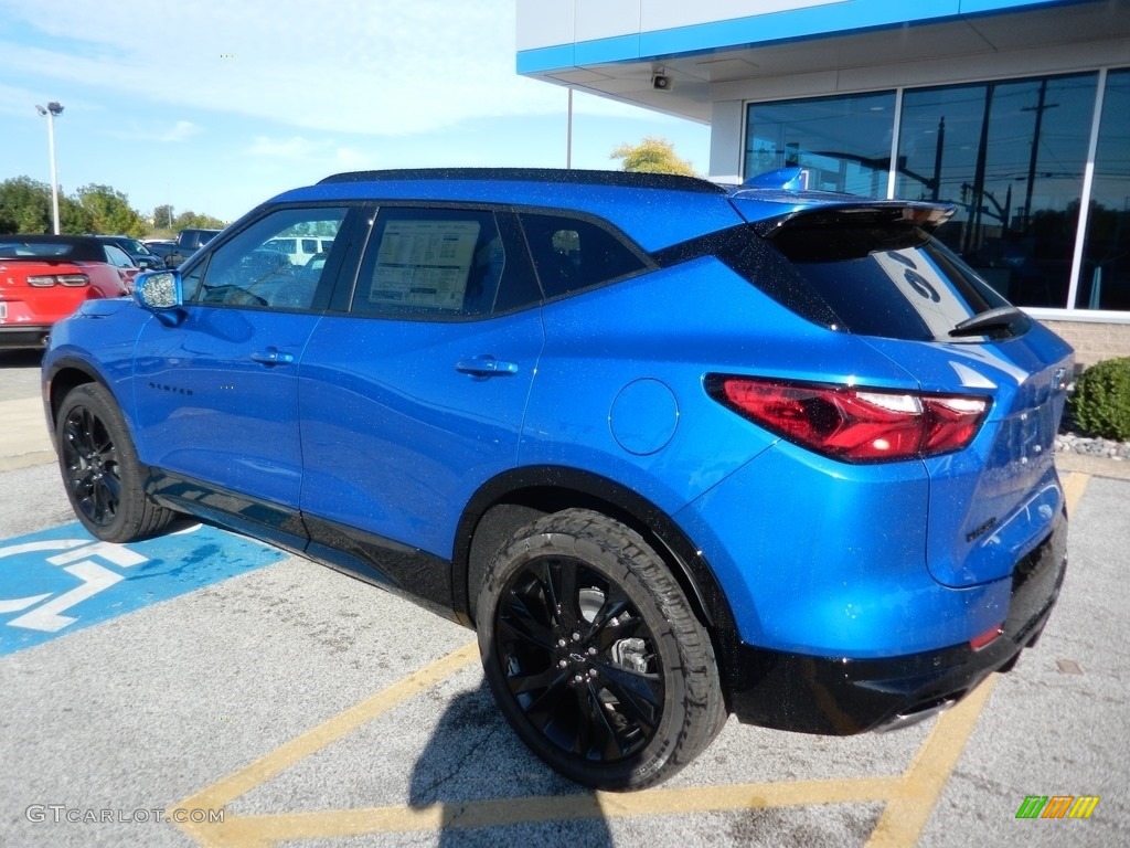 Bright Blue Metallic 2020 Chevrolet Blazer RS Exterior Photo #135575317