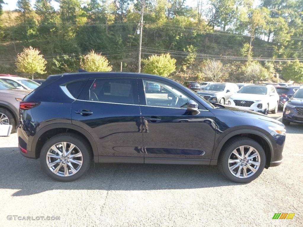 2019 CX-5 Grand Touring AWD - Deep Crystal Blue Mica / Parchment photo #1