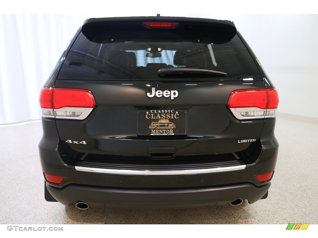 2014 Grand Cherokee Limited 4x4 - Black Forest Green Pearl / New Zealand Black/Light Frost photo #26