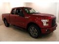 Ruby Red 2017 Ford F150 XLT SuperCab 4x4