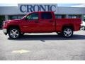 2009 Fire Red GMC Sierra 1500 SLE Crew Cab  photo #1