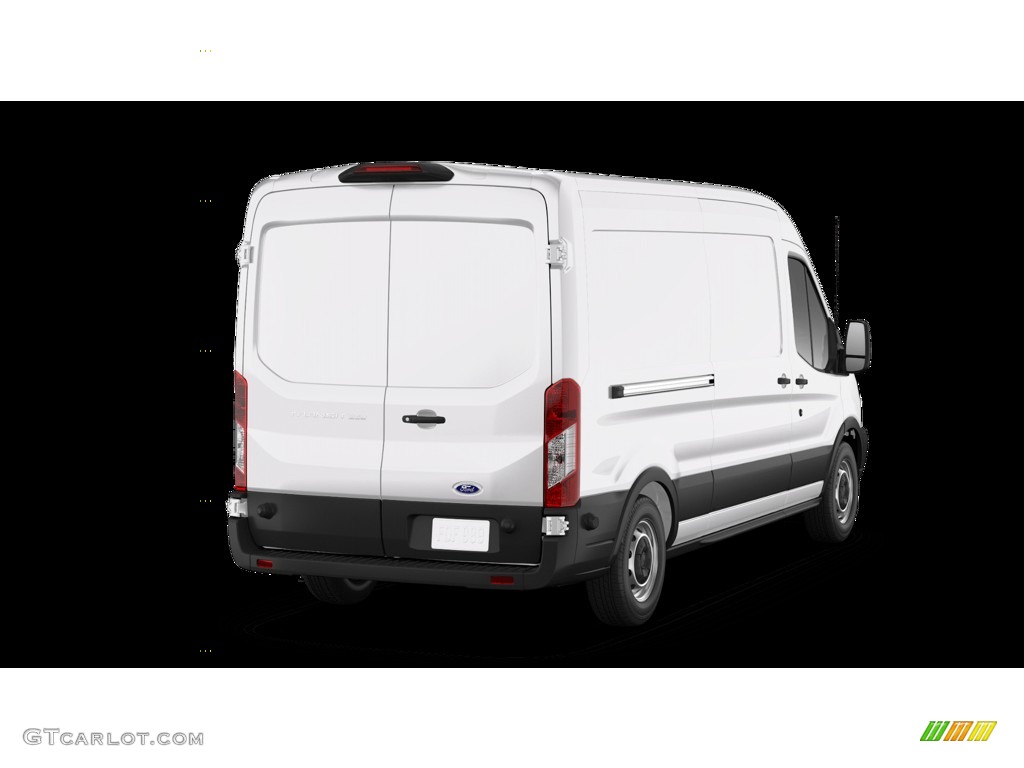 2019 Transit Van 250 MR Long - Oxford White / Charcoal black photo #3
