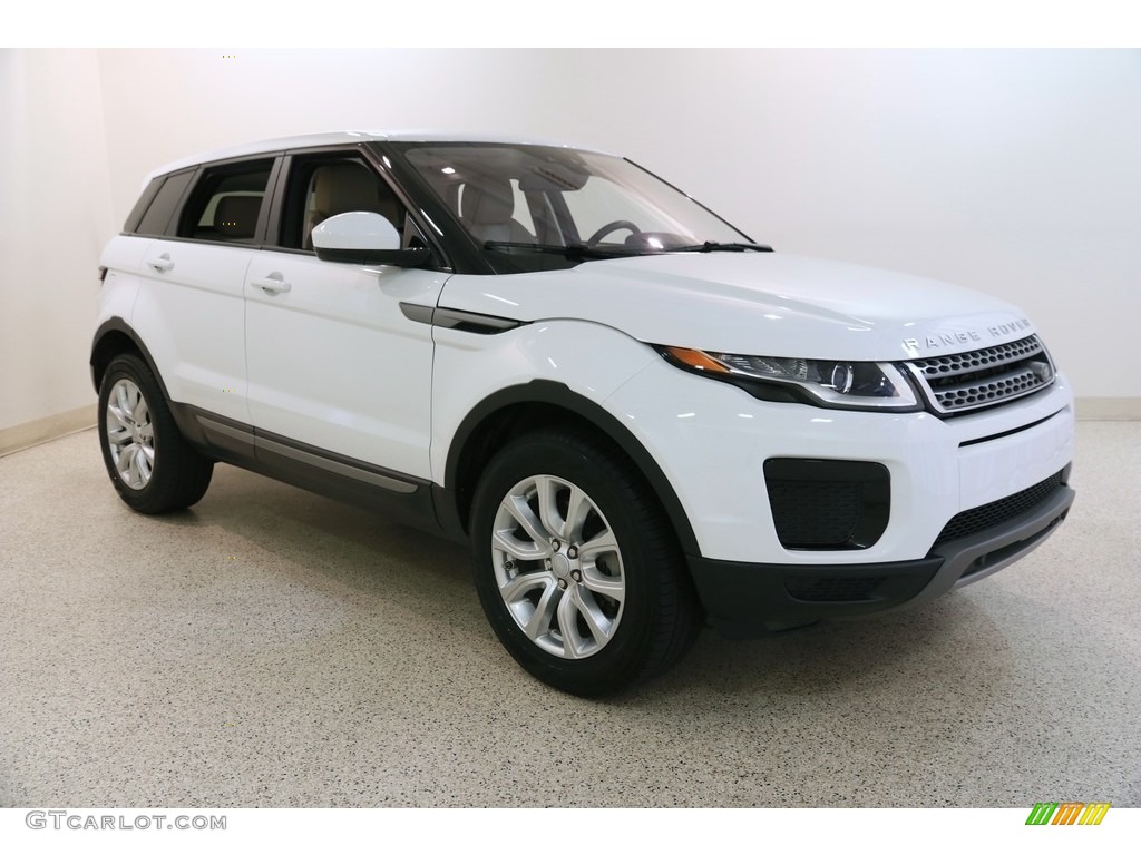 Fuji White 2019 Land Rover Range Rover Evoque SE Exterior Photo #135579373