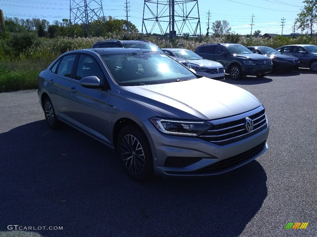 2019 Jetta SEL - Pyrite Silver Metallic / Titan Black photo #1