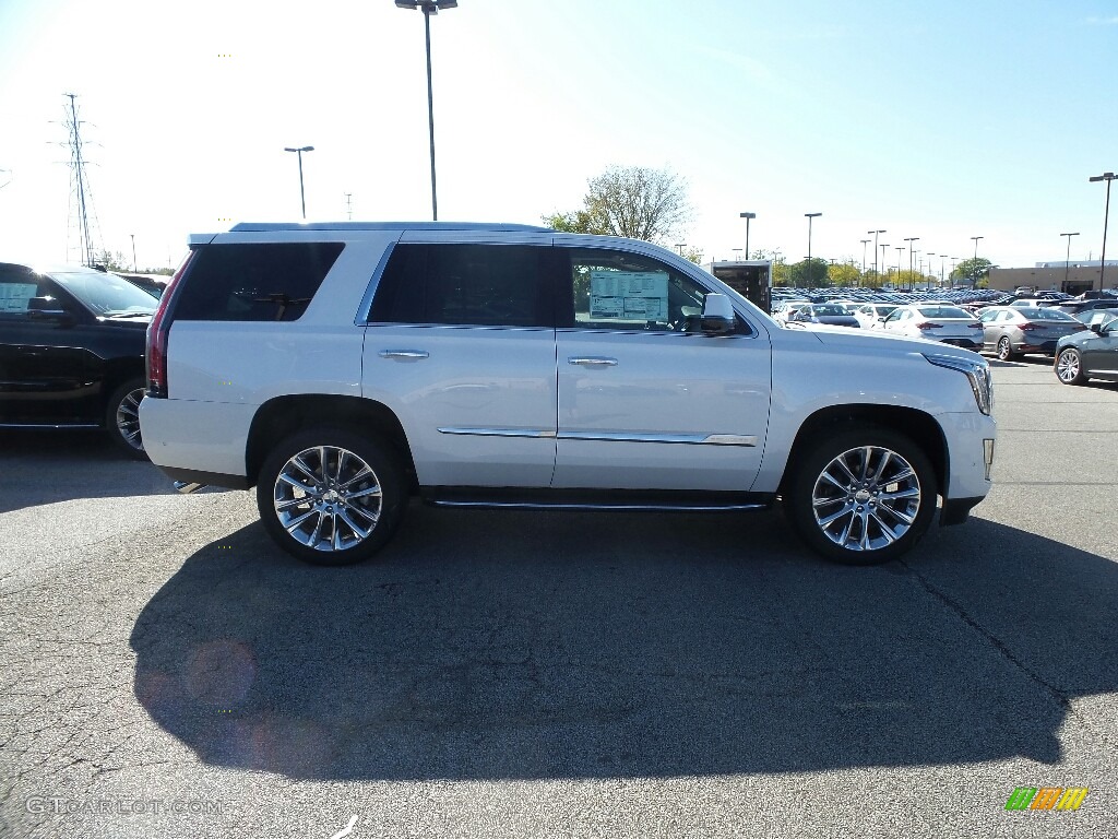 Crystal White Tricoat 2020 Cadillac Escalade Luxury 4WD Exterior Photo #135580829