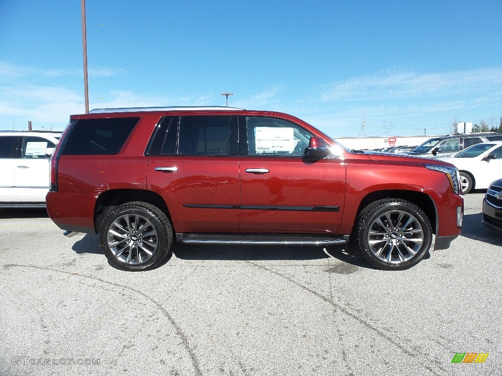 Red Passion Tintcoat 2020 Cadillac Escalade Luxury 4WD Exterior Photo #135581431