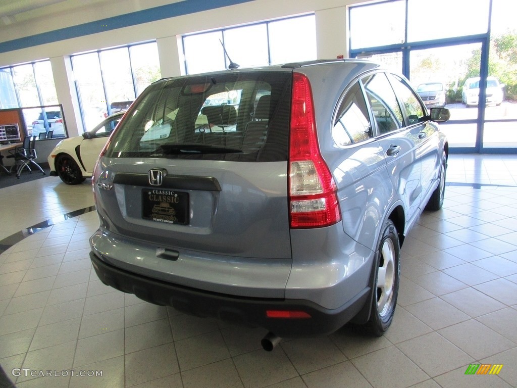 2008 CR-V LX 4WD - Glacier Blue Metallic / Gray photo #4